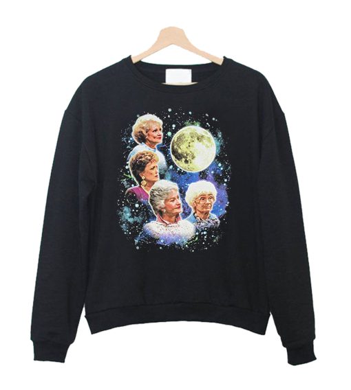 Bioworld The Golden Girls Women’s Four Golden Girls Moon Sweatshirt