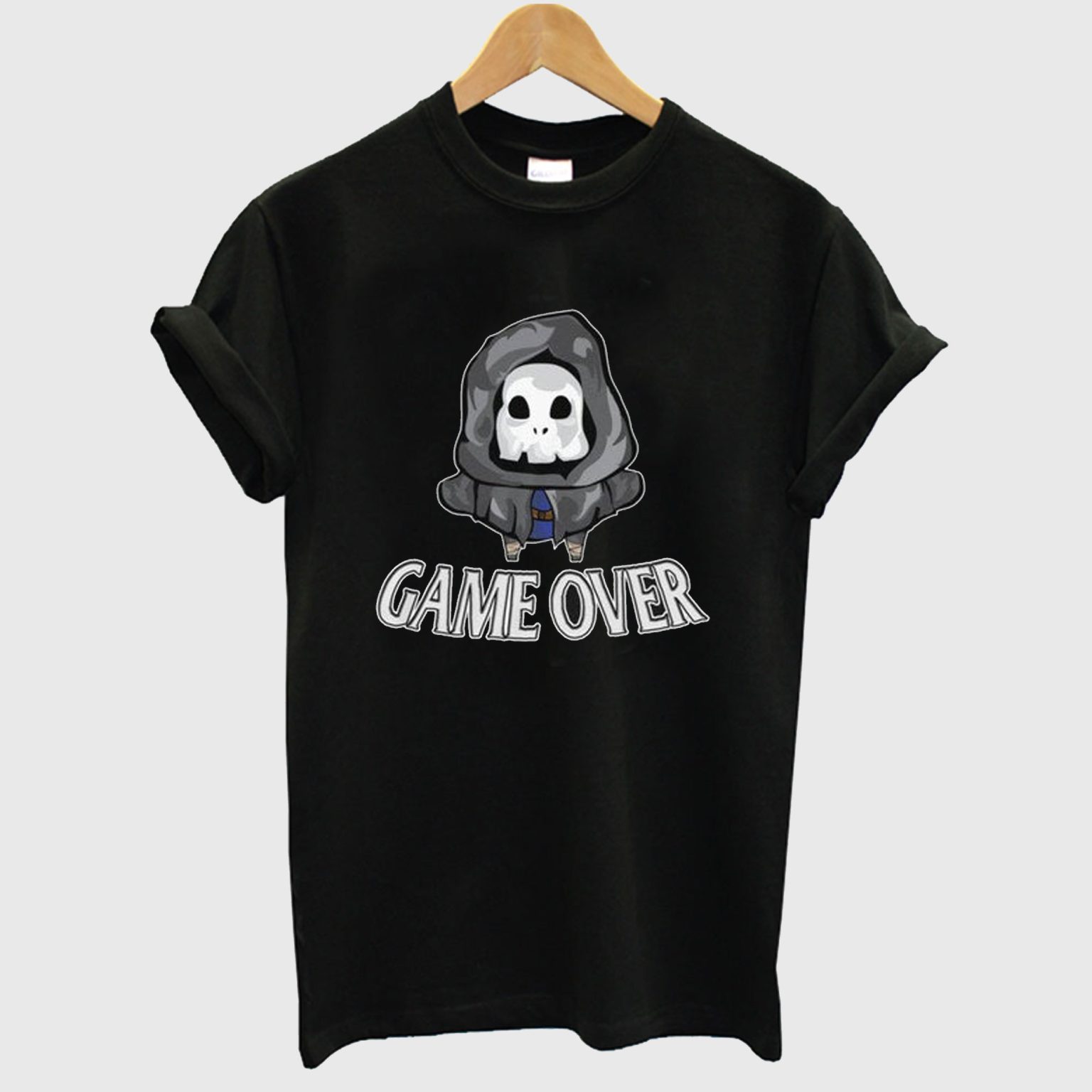 Grim Reaper Game Over T Shirt