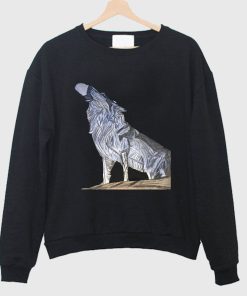 Howling Wolf Unisex Heavy Blend Hooded Sweatshirt