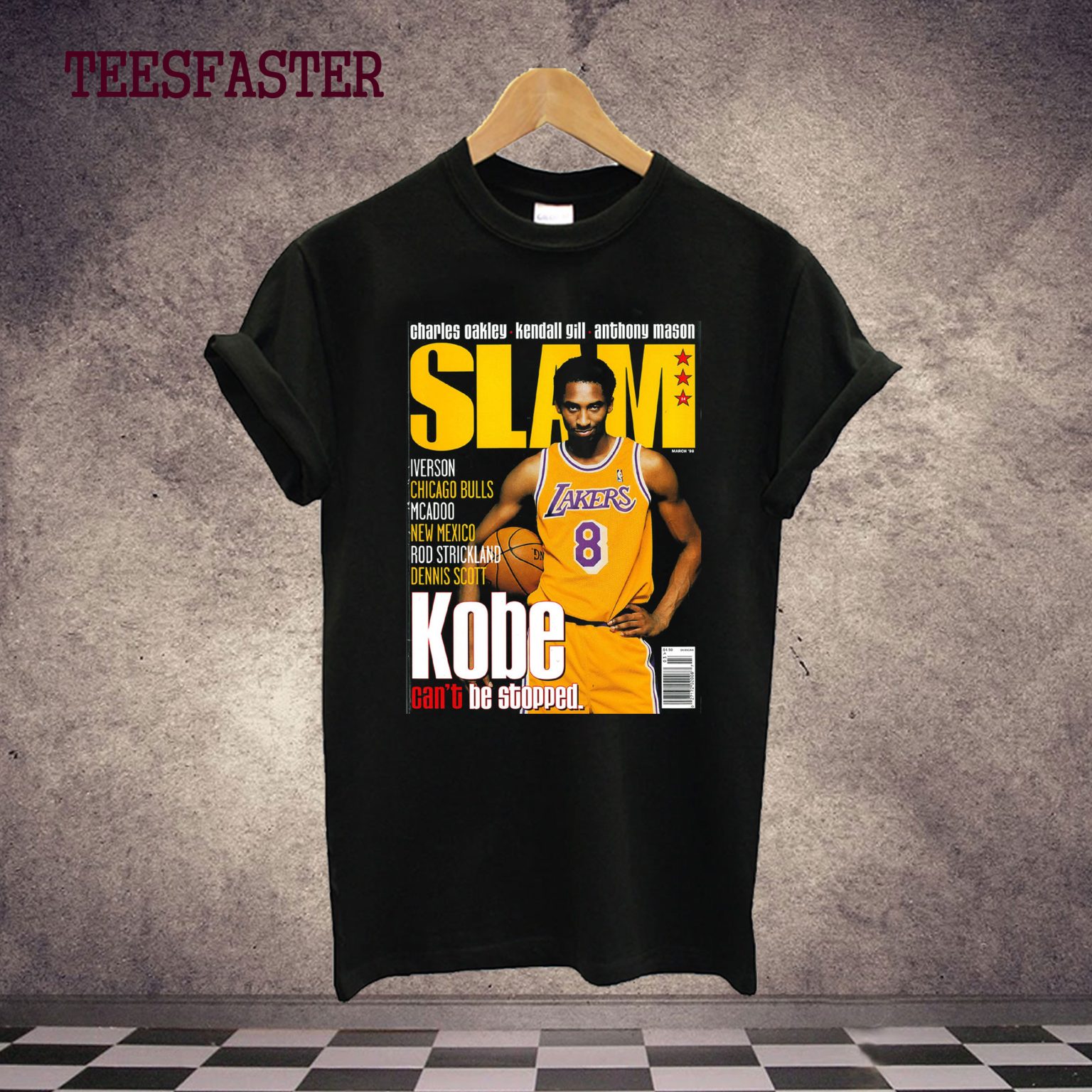 Kobe Bryant Slam Cover T-Shirt