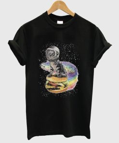 Space Cat Cheeseburger T-Shirt
