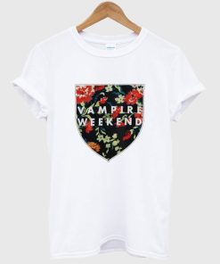 Vampire Weekend Shield Roses T Shirt