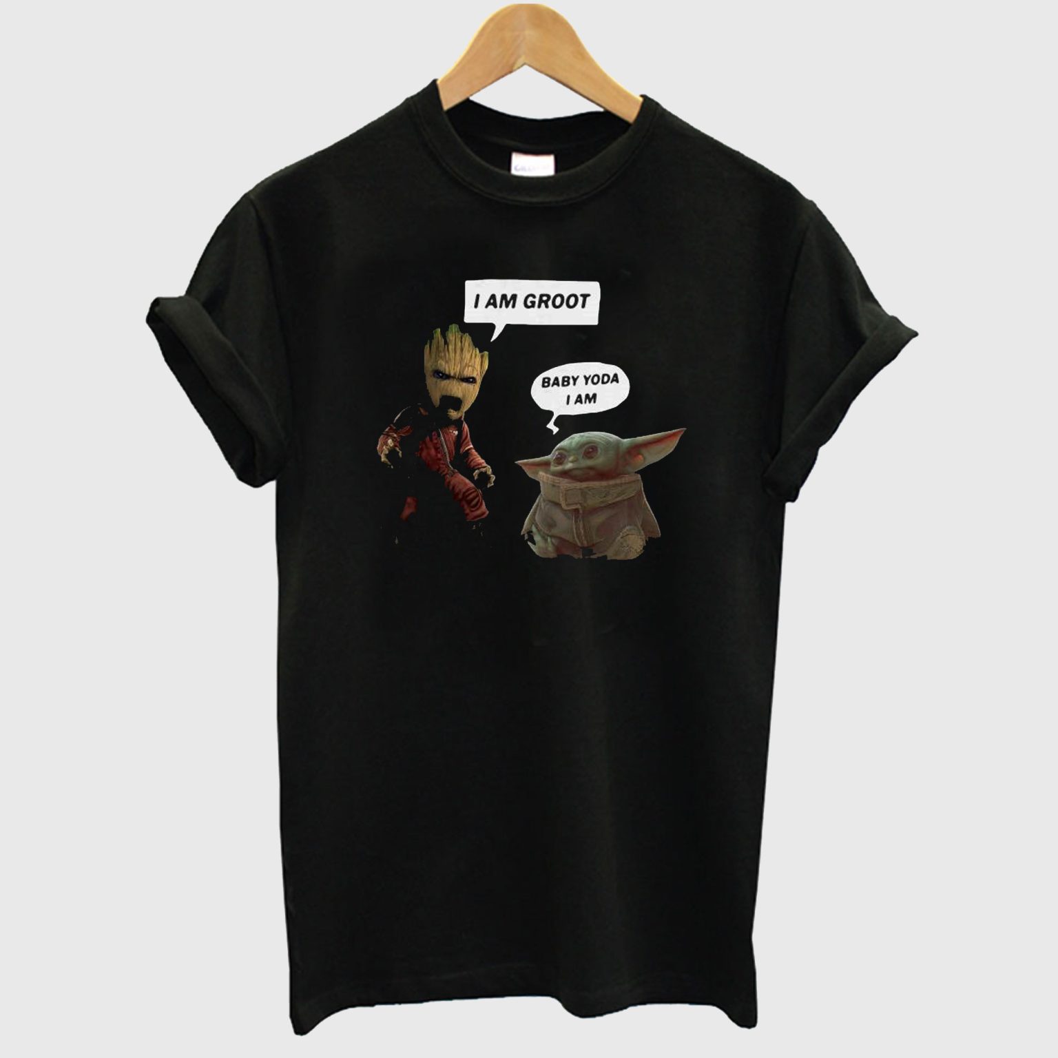 Baby Groot And Baby Yoda T Shirt