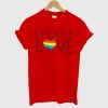 CHOOSE LOVE Red T shirt