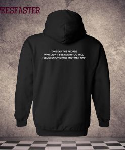 One Day the People Hoodie Back