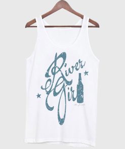 River Girl White Tank-top
