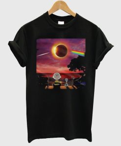 Snoopy and Charlie Brown Pink Floyd Dark Side Of The Moon T shirt
