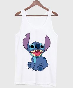 Stitch White Tank-top