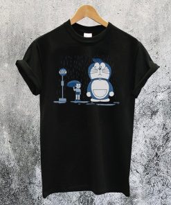 Totoro Doraemon Crossover T shirt