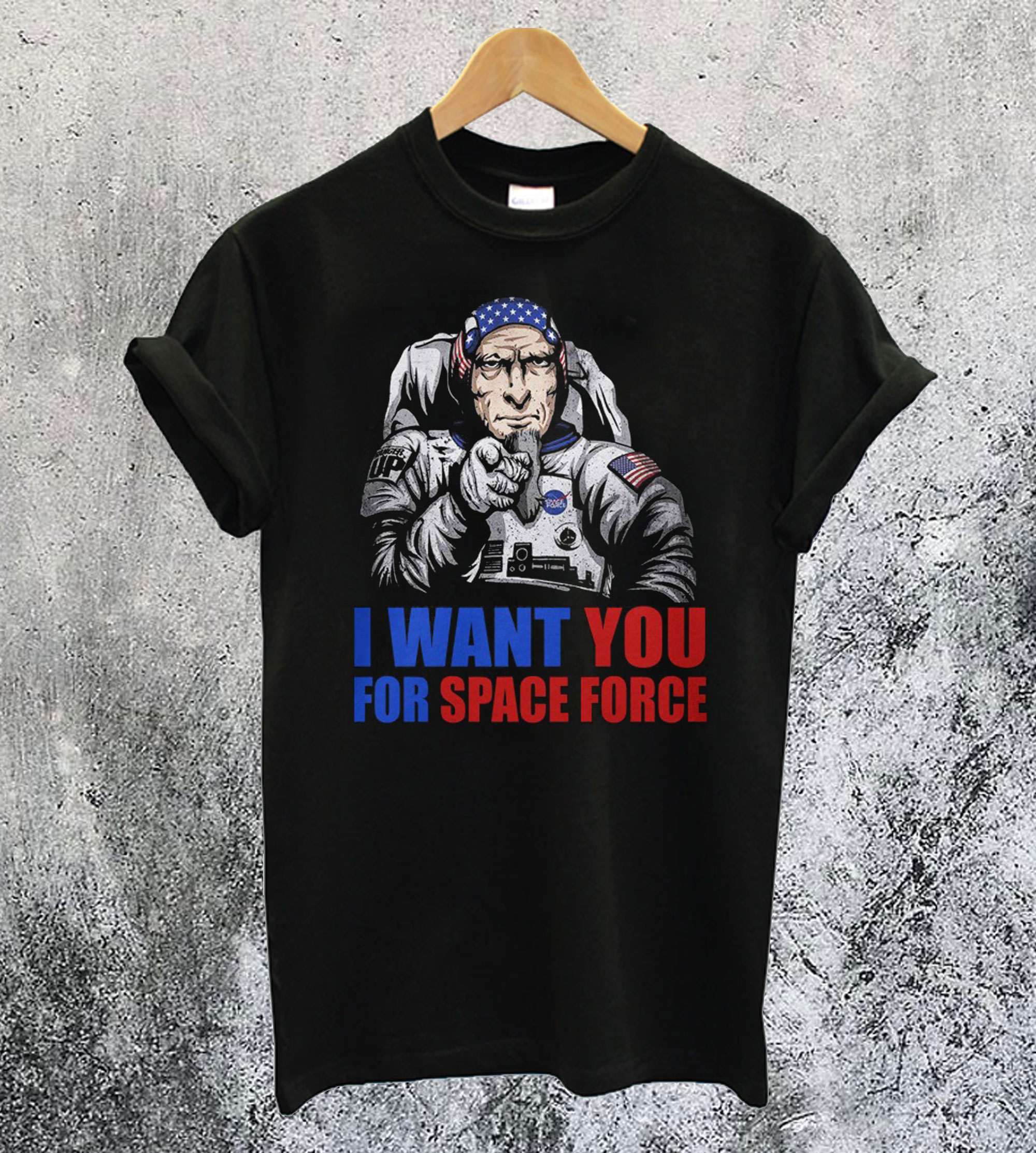 Uncle Sam – I Want You For Space Force T shirt