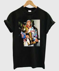 Vintage Kobe Bryant After Winning Title T-Shirt