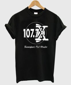 107.7 THE X BIRMINGHAM'S ROCK ALTERNATIVE RETRO RADIO T-Shirt