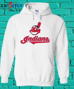 Cleveland Indians White Hoodie