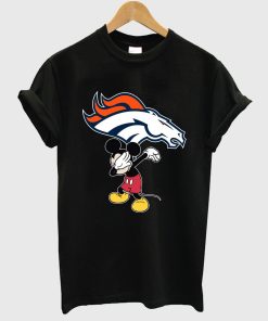 Diystees.com Dabbing Mickey Funny Love Denver Broncos America Football T Shirt