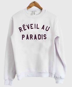 Reveil Au Paradis White Sweatshirt