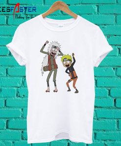 Rick And Morty Naruto T Shirt