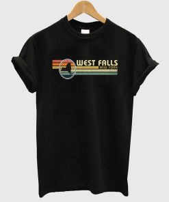 Vintage 1980s Style West Falls NY T-Shirt