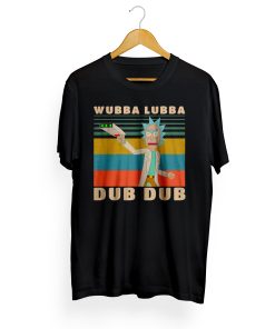 Wubba Lubba Dub Dub Rick Sanchez Portal Gun Retro Gift T shirt