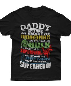 Father's Day Super Hero Marvel T shirt