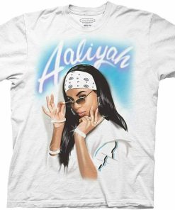 Aaliyah White T shirt
