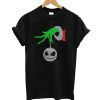 Grinch Hand Jack Skellington Christmas T-Shirt