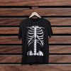 Skeleton Rib Cage T Shirt