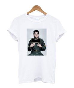 Elvis Mugshot Army T-Shirt