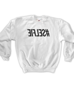 Selfie White Sweatshirt