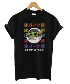 Baby Yoda 100 Days Of School T shirt
