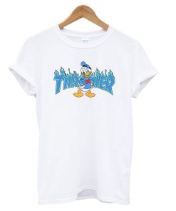 Donald Duck Thrasher Collab T shirt