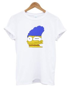 Stretched Marge Simpson T shirt