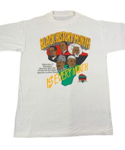 Vintage Black History Month - Malcolm X T shirt