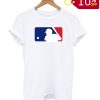 MLB Logo White T shirt