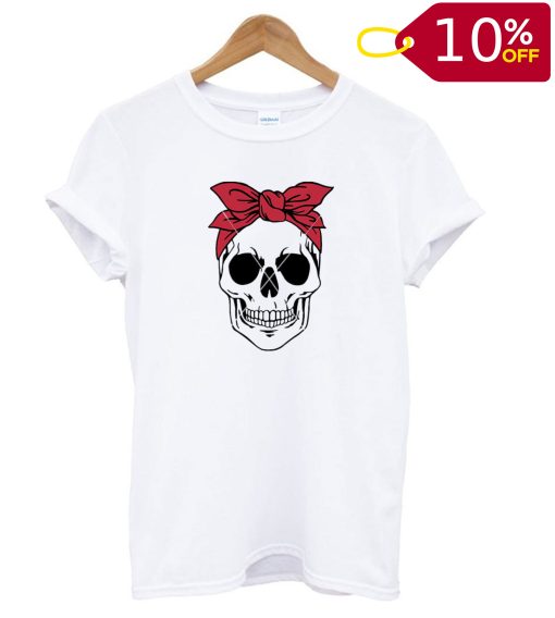 Summer Camo Skull T shirt