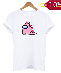 Dinosaur Among Us Pink T shirt