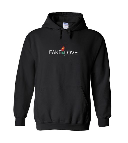 Fake Love Flower Hoodie