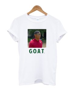 Tiger Woods Goat Hat Backwards T-Shirt
