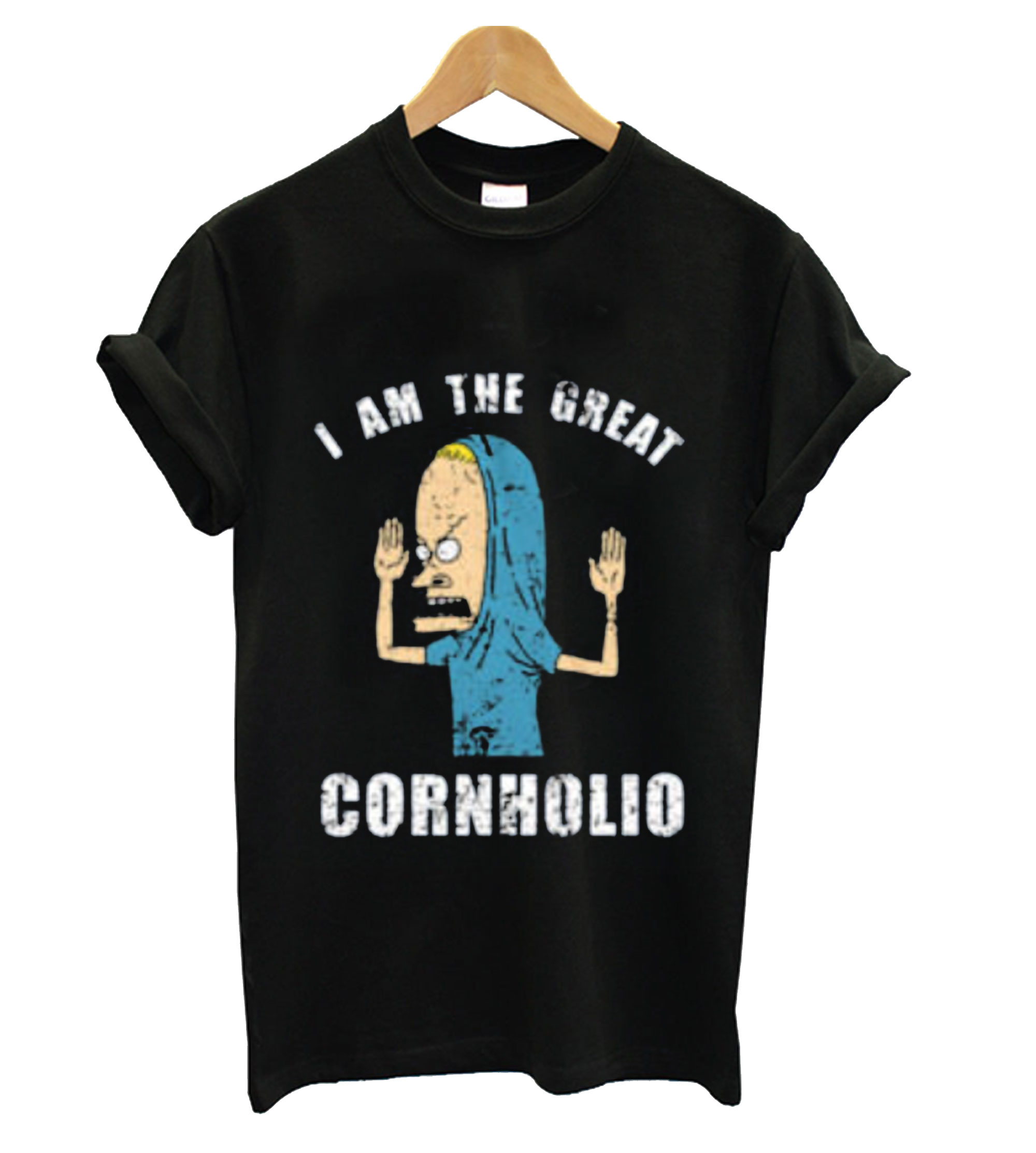 I Am The Great Cornholio - Beavis & Butthead Funny Cartoon Vintage Men's T-Shirt