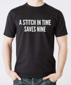 a stitch in T-shirt