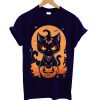 T-shirt Black cat Halloween